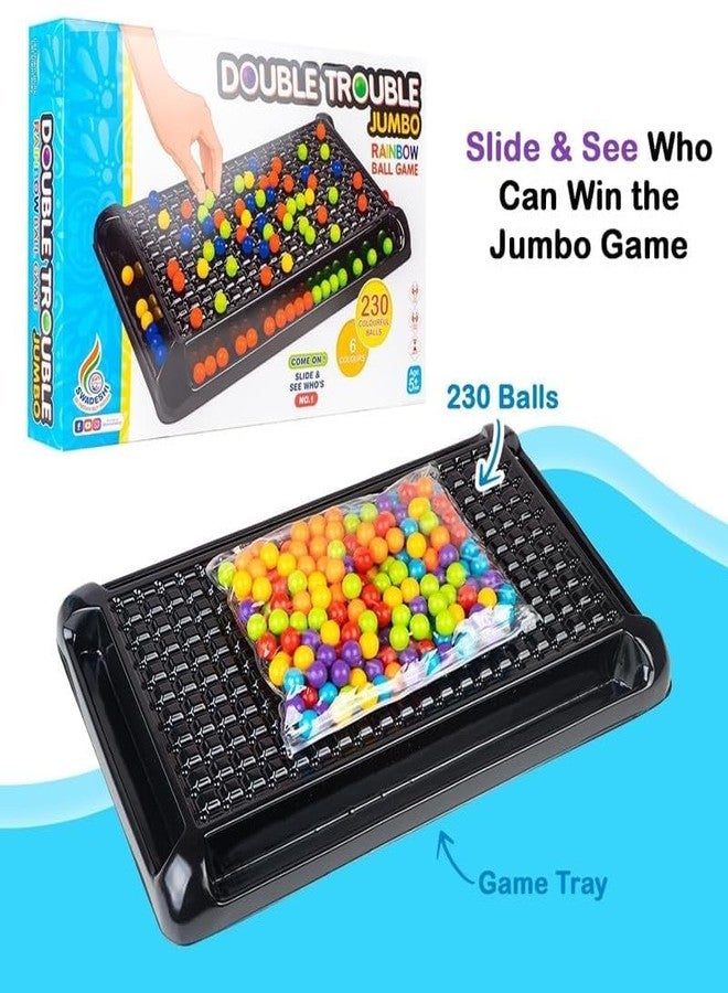 Oupstrive Double Trouble Jumbo Colourful Rainbow Candy Crush Ball Matching Board Game for 2 to 4 Players Family Game (Multicolor, Pack of 1) - Image 4